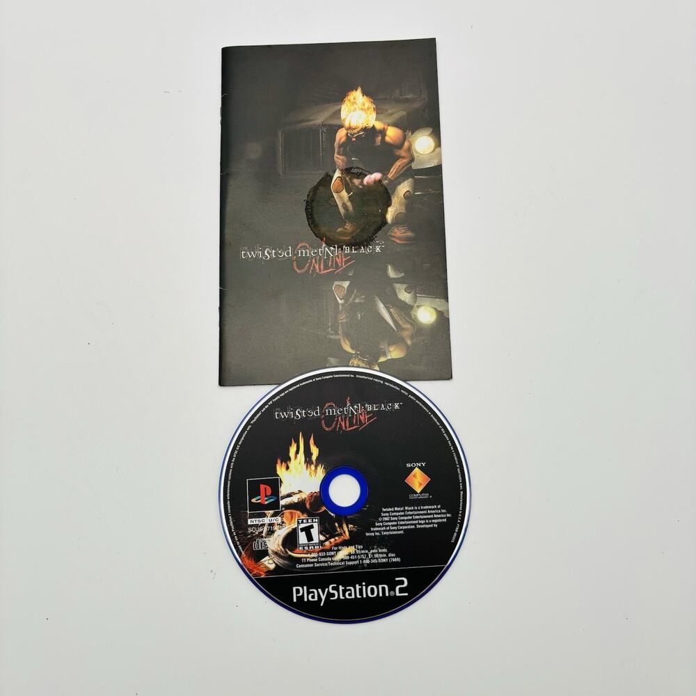 Twisted Metal Black Online (Sony PlayStation 2, 2002) Ps2 Very Good Condition.